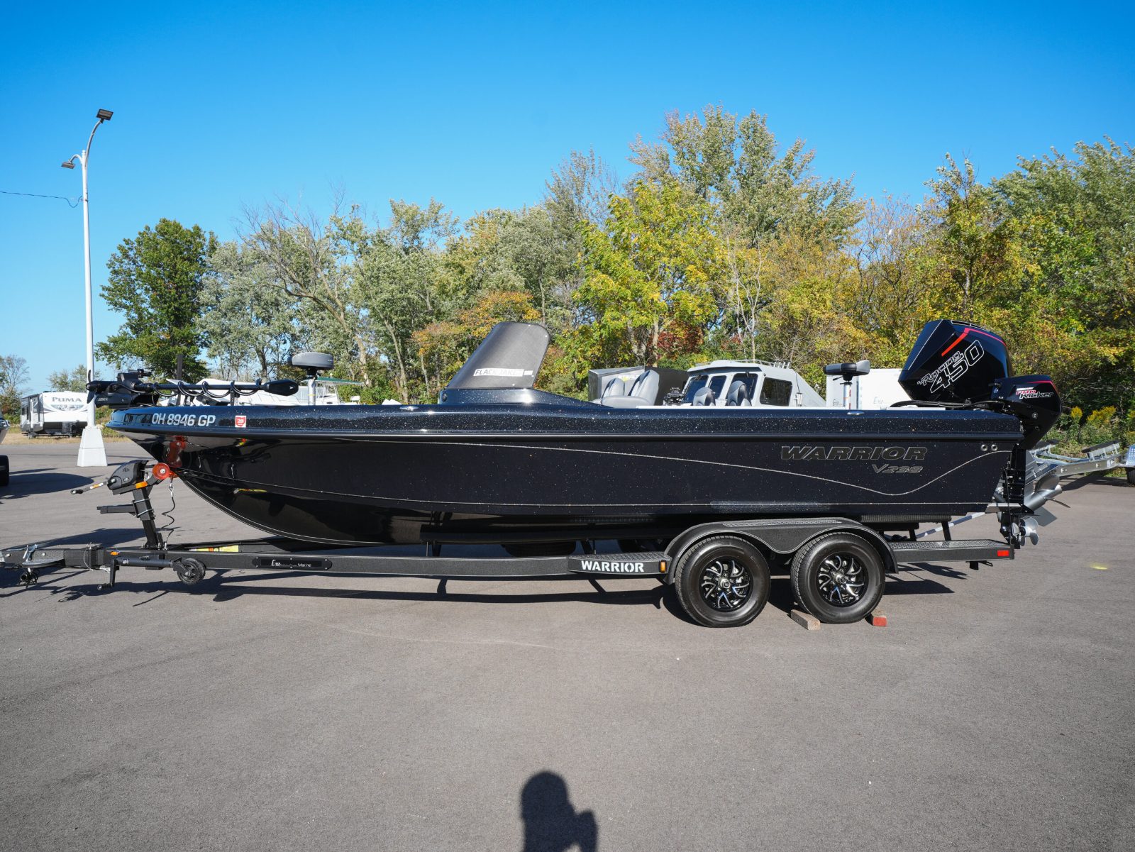 Warrior 238 Loaded with Mercury 450R