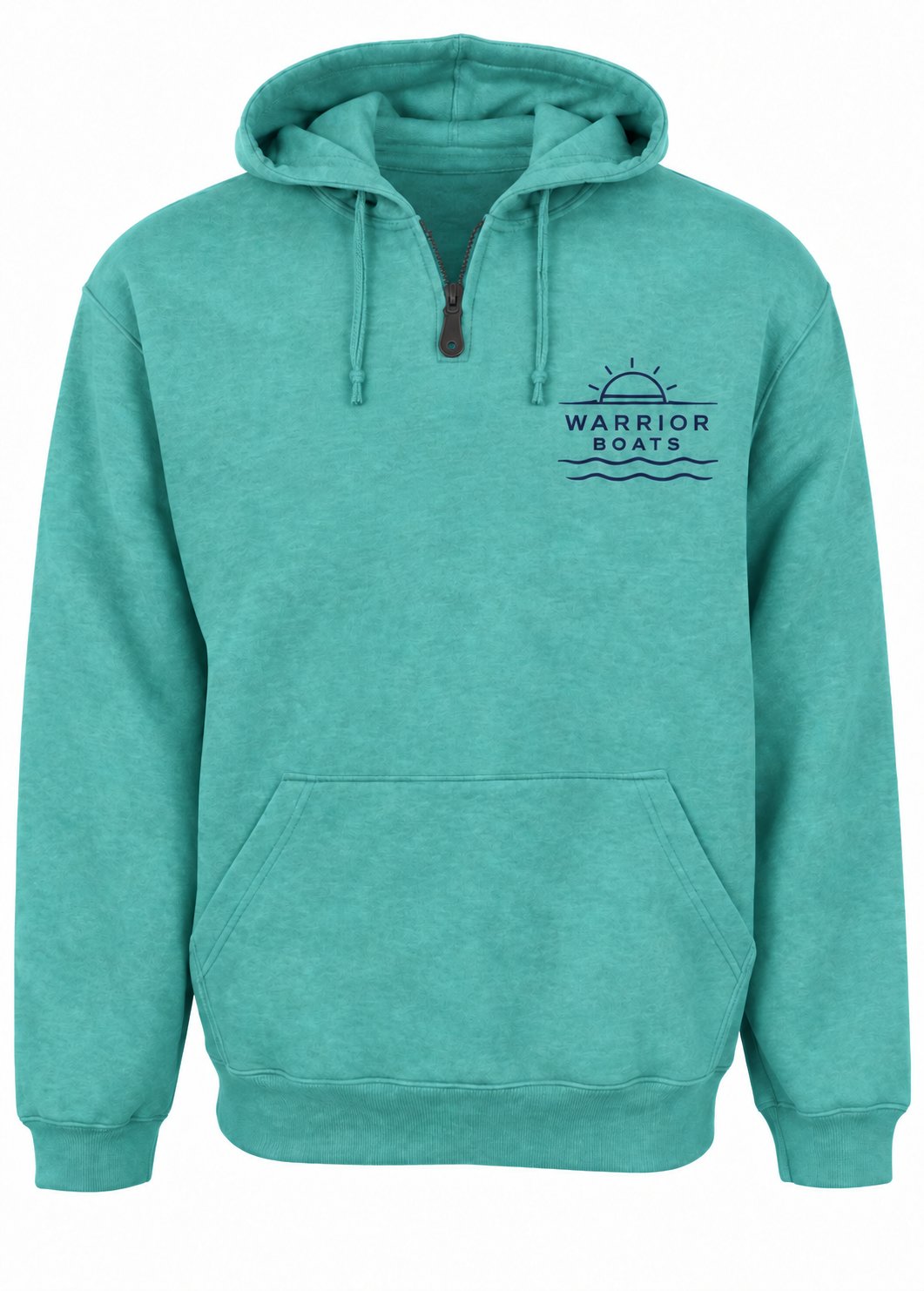 Garment Dyed Minizip Hoodie - Caribe